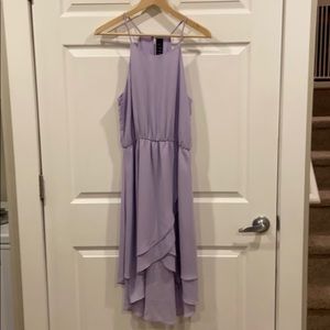 Ella Pearl Brand Lavender High Low Dress M